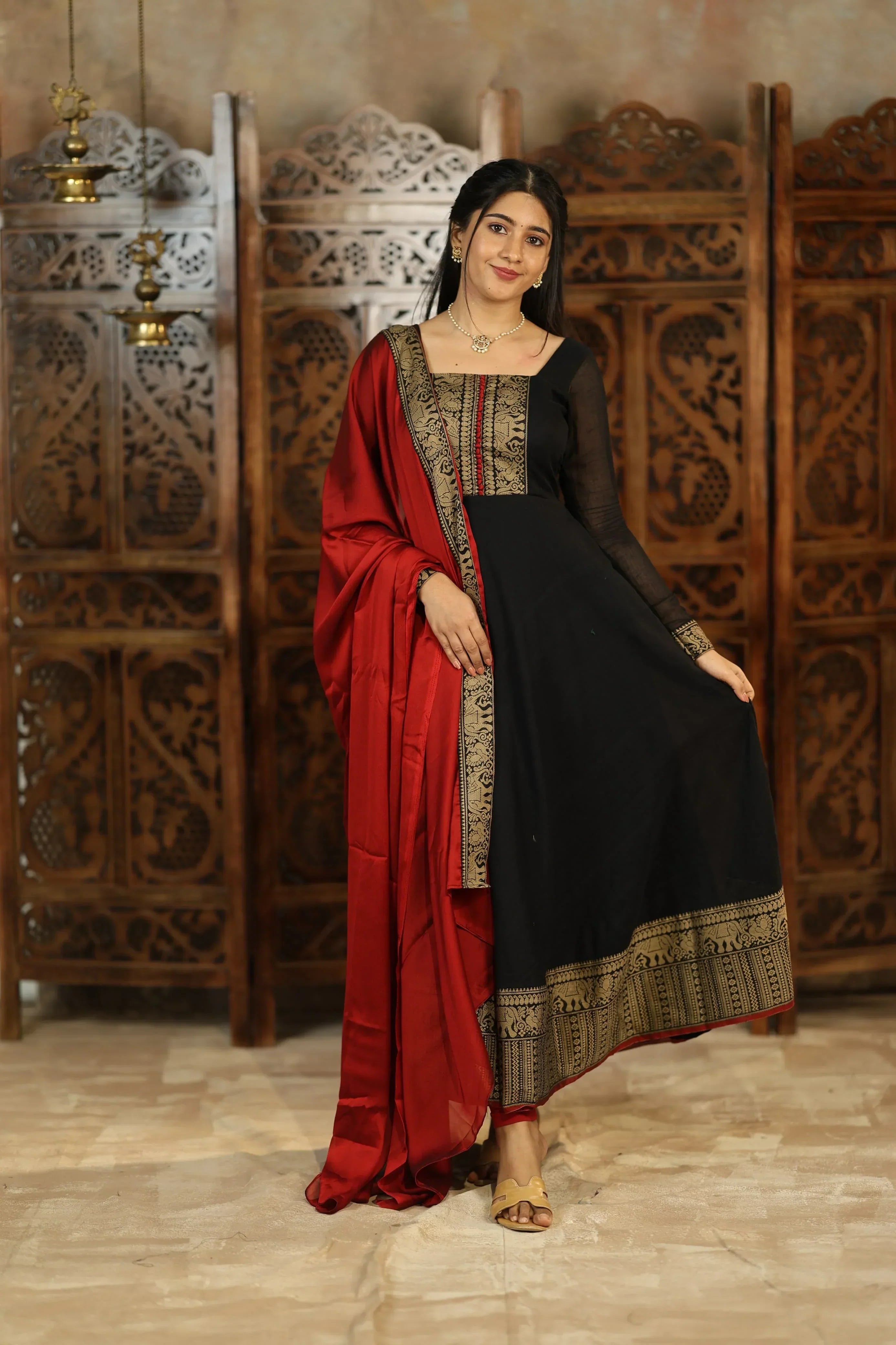 Shrungar Pure cotton Anarkali