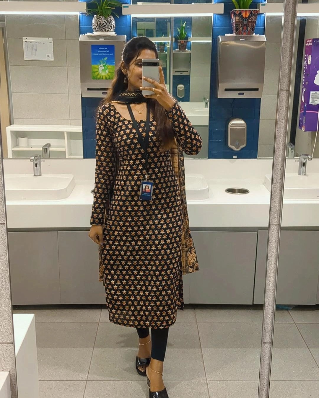 Beautiful Cotton Printed Kurti With Dupatta