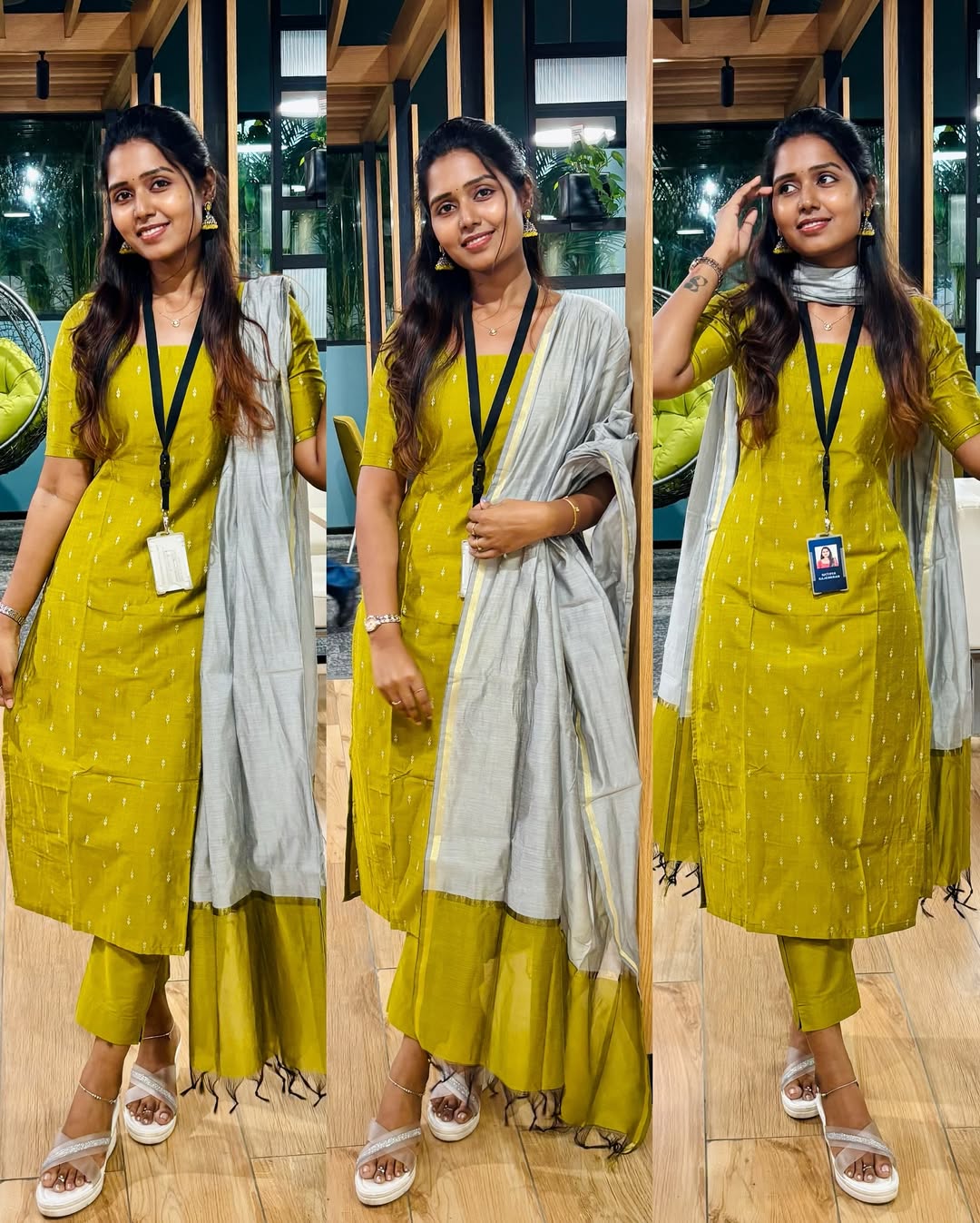 Shrungar Yellow Pure Cotton Suit Set