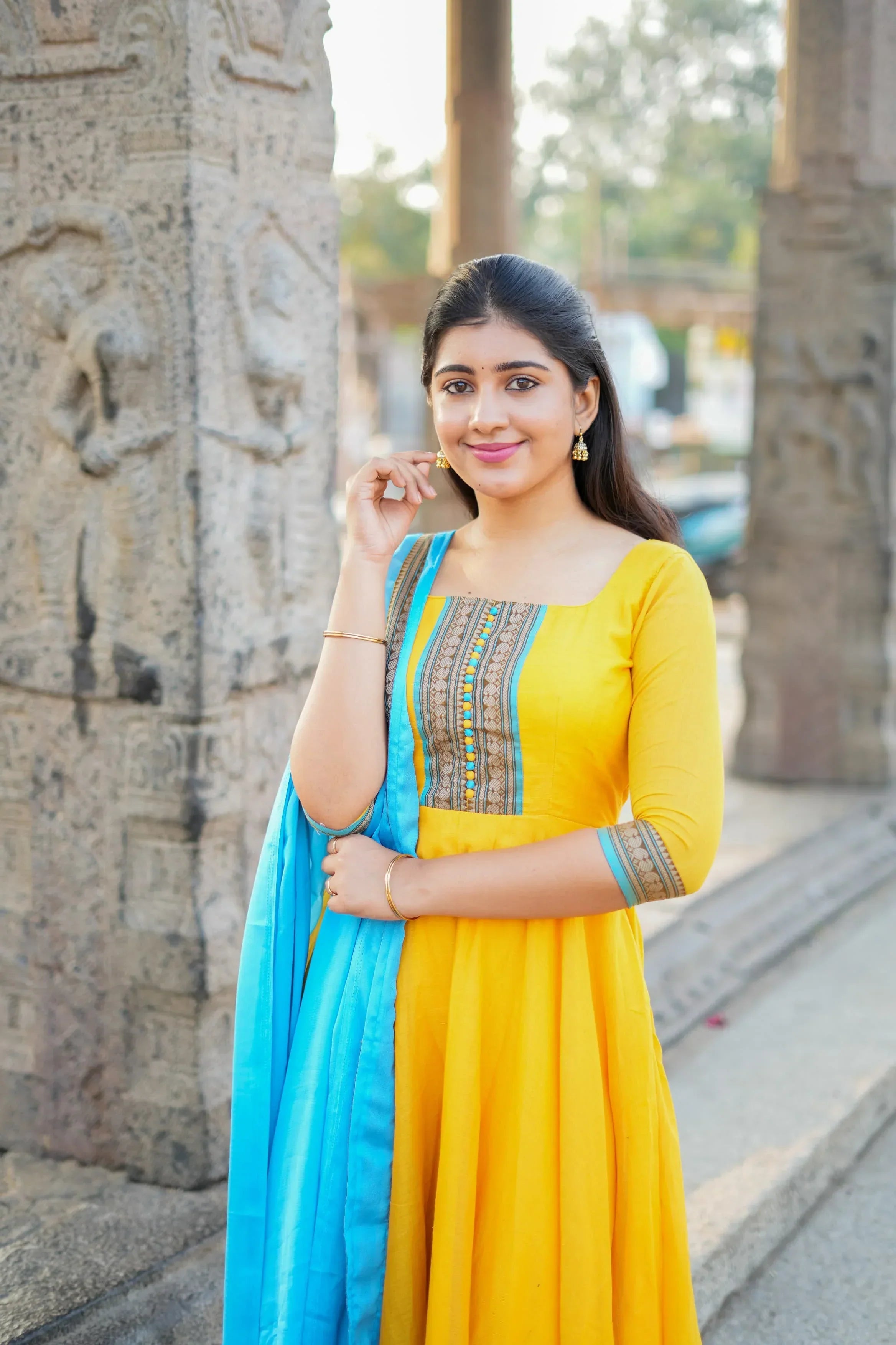 Aadhirai Pure cotton Anarkali